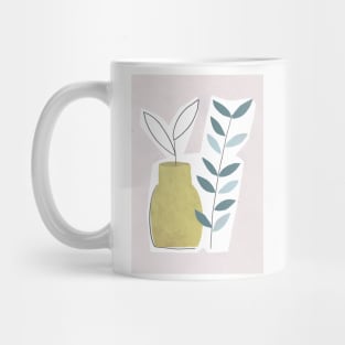 flower and vase Mug